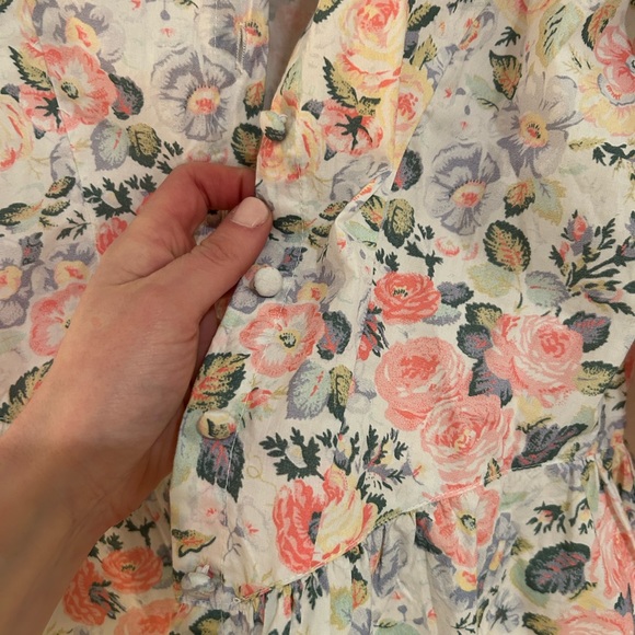 Laura Ashley x BATSHEVA Grace Blouse in Quartet SIZE 2 - Picture 2 of 11
